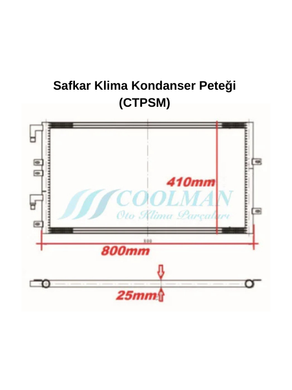 Safkar Klima Kondanser Peteği (CTPSM)