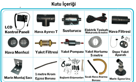 Coolman Pro Dizel Isıtıcı (5.5kW Marin Paket)