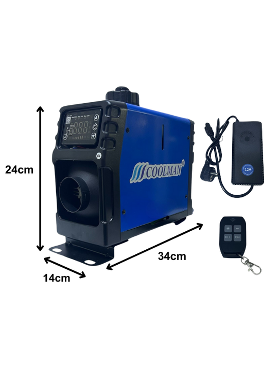 Coolman Webasto Tipi A44 Mini Portatif Dizel Isıtıcı (2.8kW)