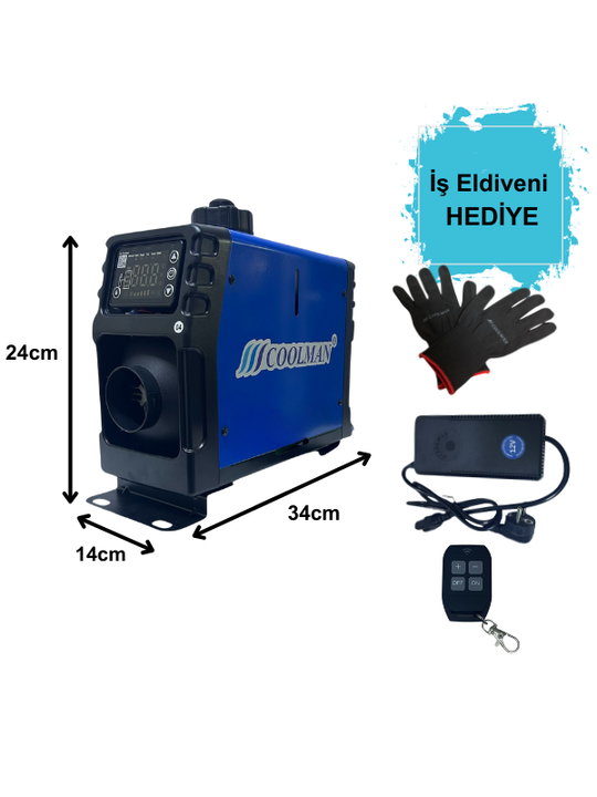 Coolman Webasto Tipi A44 Mini Portatif Dizel Isıtıcı (2.8kW)