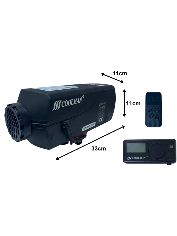 Coolman Webasto Tipi Eko Paket Dizel Isıtıcı 2.8 kW (12-24V)