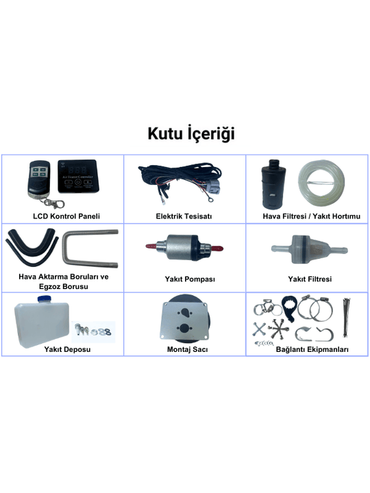 Coolman Webasto Tipi Dizel Isıtıcı 1.3 kW (12-24V)
