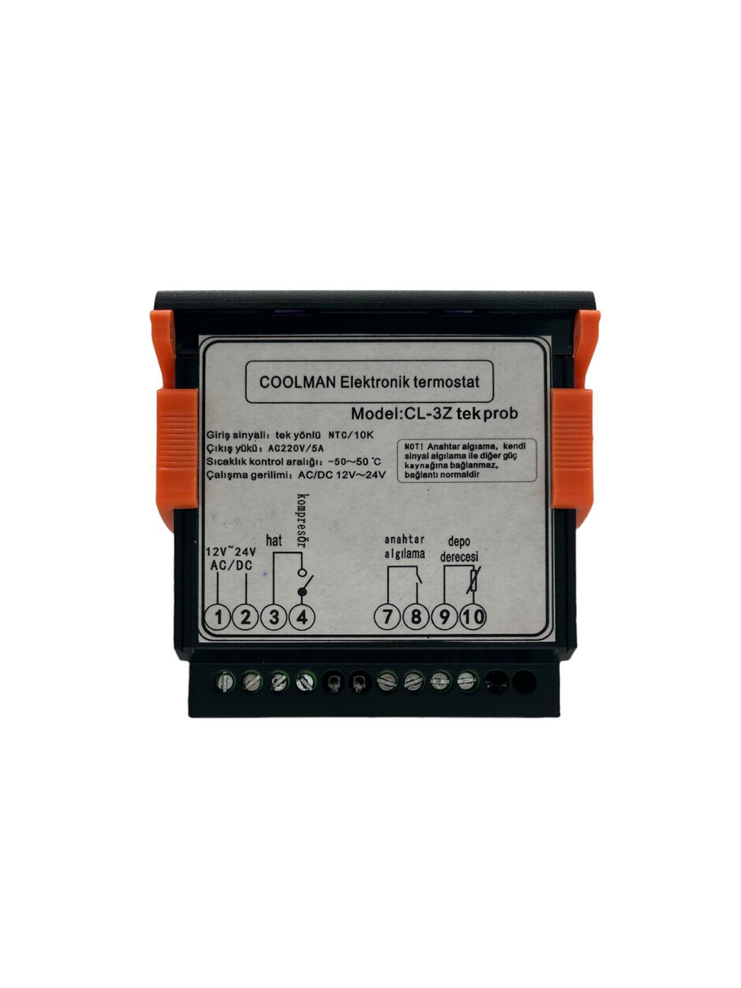 Digital Termostat Tek Prob (CLT-005)