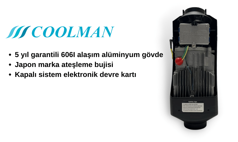 Coolman Pro Dizel Isıtıcı (5.5kW Marin Paket)