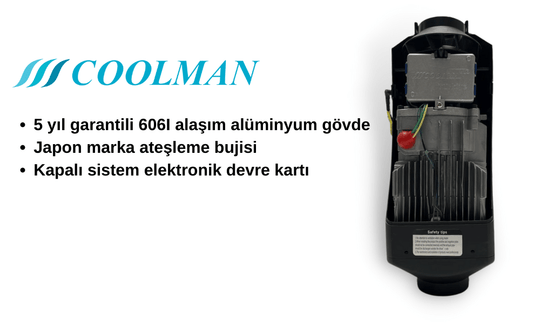 Coolman Pro Dizel Isıtıcı (5.5kW Marin Paket)
